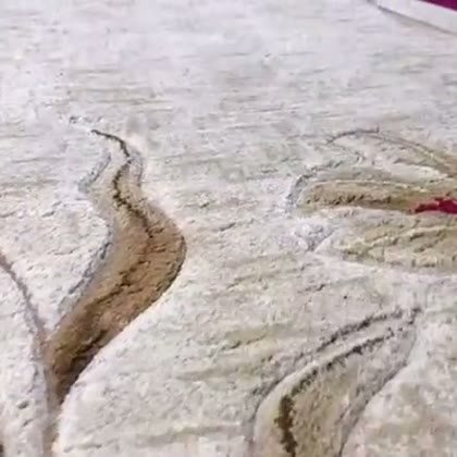 Detailaufnahme eines Teppichmusters